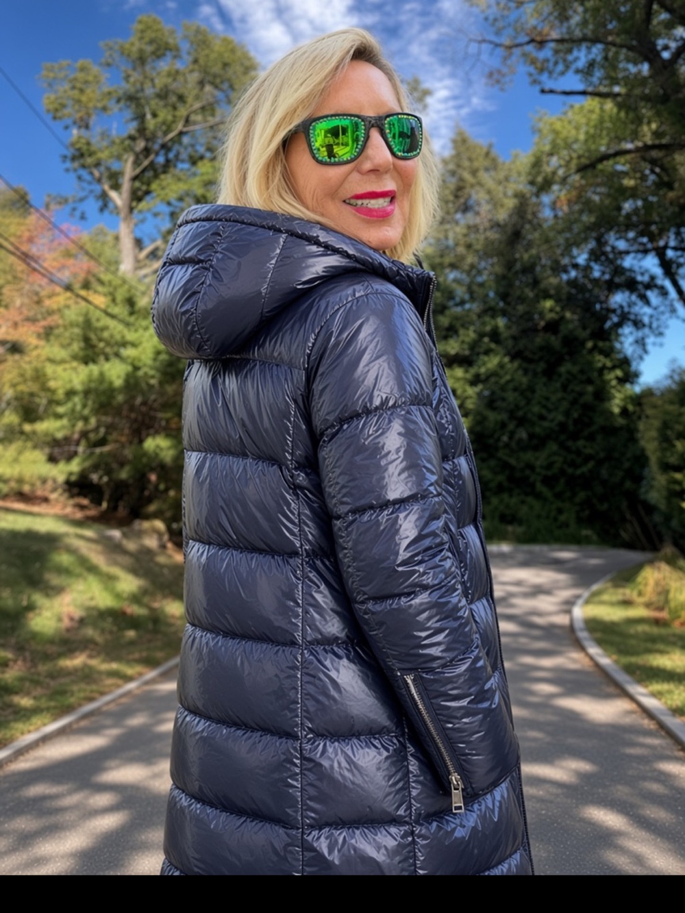 SAM. Savannah Down Puffer Coat. Black Savannah